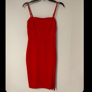 Express red dress